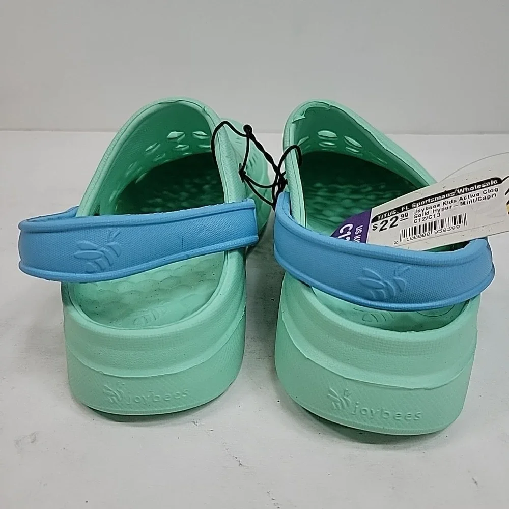 New W/Tags Joybees Active Clog Unisex Youth Slip On Sz Child 12 Super Cute Comfy